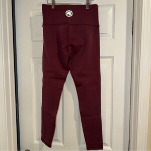 Feed Me Fight Me Burgundy Leggings